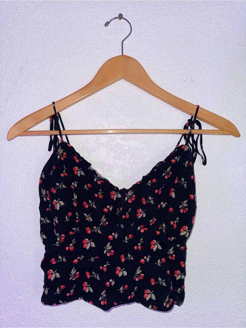Abercrombie & Fitch Black Cherry-Print set xs